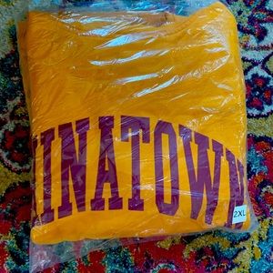 Chinatown Market mustard logo hoodie brand new